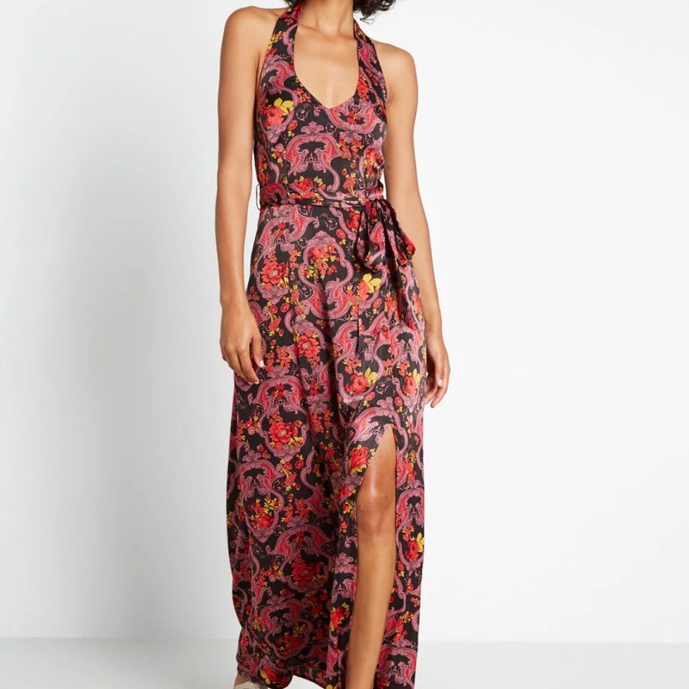 NWT ModCloth Women's We'll Meet Again Halter‎ Dress